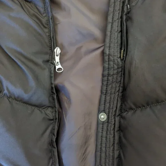 Lands End women's brown down coat - Picture 9 of 11